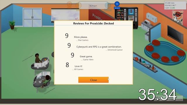 One Minute Review - Game Dev Tycoon смотреть онлайн
