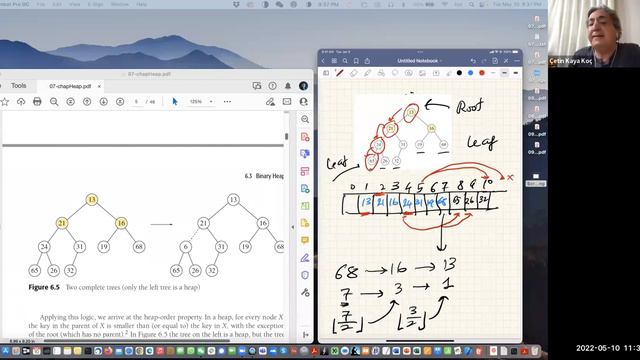 Prof. Dr. Çetin Kaya Koç - Algoritmalar ve Veri Yapıları (Algorithms and Data Structures) / 8. Ders смотреть онлайн