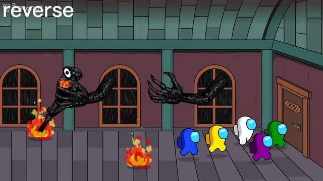 어몽어스 VS DOORS 29화 AMONG US ANIMATION 29 | reverse смотреть онлайн