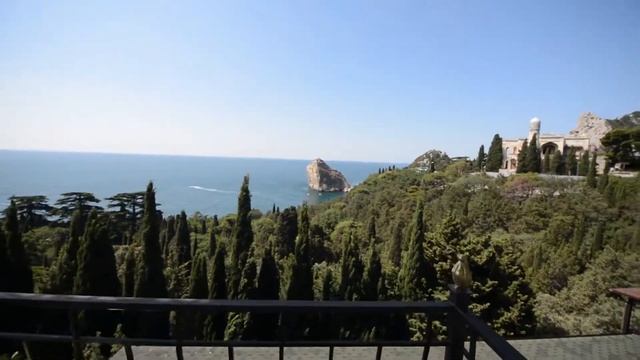 Симеиз. Вид на море из номера отеля "Зурбаган". смотреть онлайн