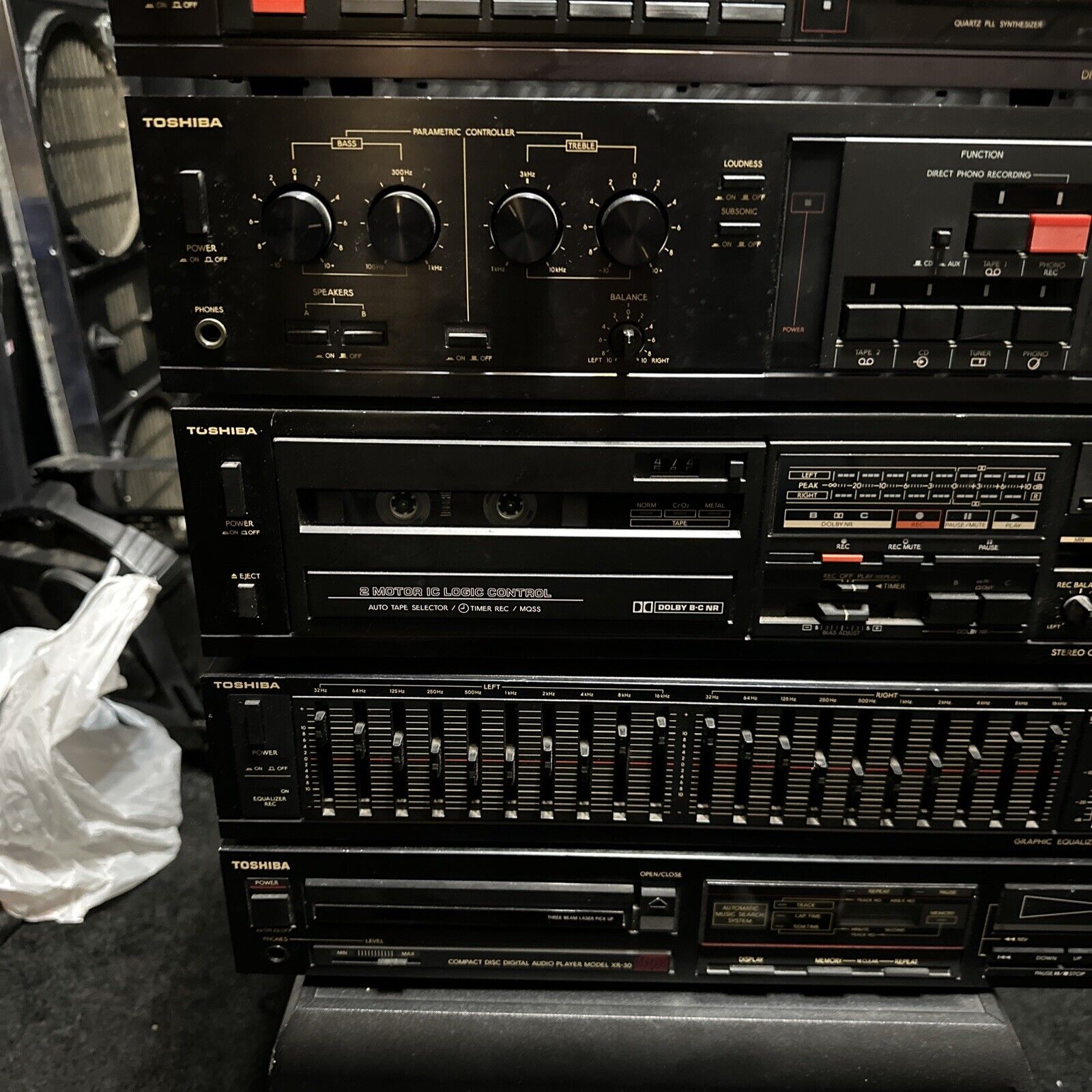 Rare Vintage Toshiba SB-M33 Stereo Component System-ЯПОНИЯ-1984 ГОД смотреть онлайн