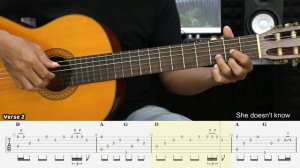 You're All I Need – White Lion - Fingerstyle Guitar Tutorial + TAB & Lyrics