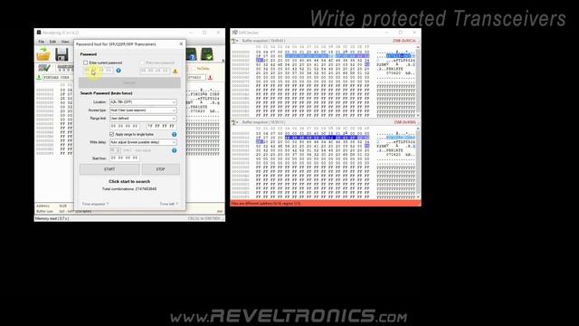 Write password protected SFP & QSFP transceivers with REVELPROG-IS programmer смотреть онлайн