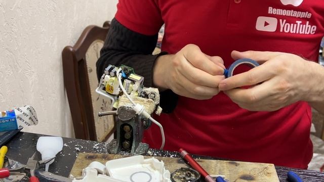 Замена батареи ремонт блока питания MacBook Air 13 2017 A1466