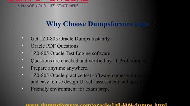 Valid Oracle 1Z0-809 dumps a real questions for exam success смотреть онлайн