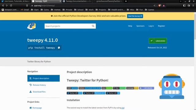 How To - Twitter Like Bot w/Tweepy in Python смотреть онлайн