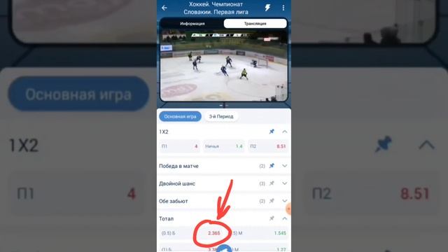 Как потерять 100к рублей за 10 минут? Сделка от 22.11.2023. Хоккей. Словакия. Жилина - Дубница. смотреть онлайн