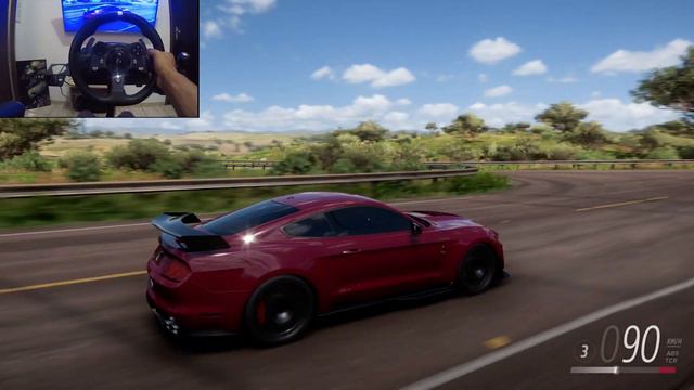 I RESPECT traffic LAWS | FORD Mustang Shelby 🛑| Forza Horizon 5 | Steering Wheel Gameplay смотреть онлайн