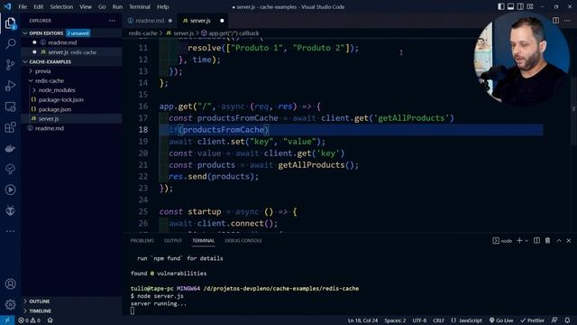 CACHE com NodeJS e Redis NA PRÁTICA смотреть онлайн