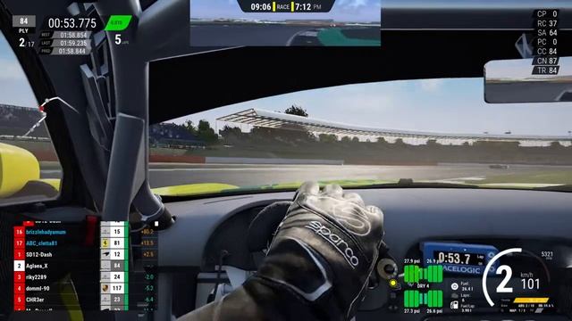 ACC PS4 - ONLINE 20' RACE (QUICK MATCH) - SILVERSTONE - MERCEDES AMG GT3 - CLOSE TOP 3 FINISH - P2! смотреть онлайн
