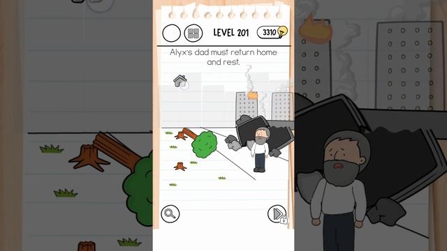 Brain Test 3 Level 201 Walkthrough смотреть онлайн