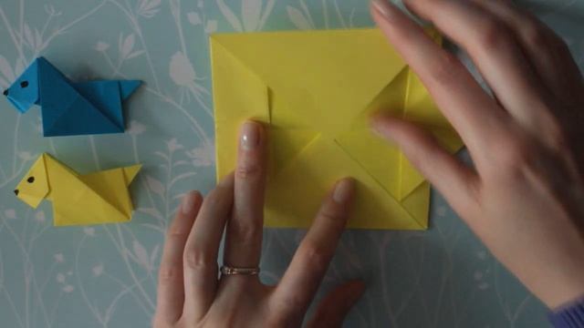 СОБАКА из бумаги //Легкое ОРИГАМИ, которое может сделать каждый! смотреть онлайн