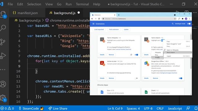Improving the Chrome Search Extension смотреть онлайн