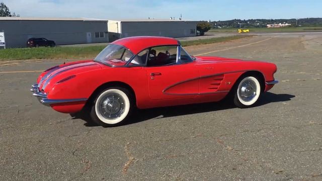 1958 Corvette Start up and drive смотреть онлайн