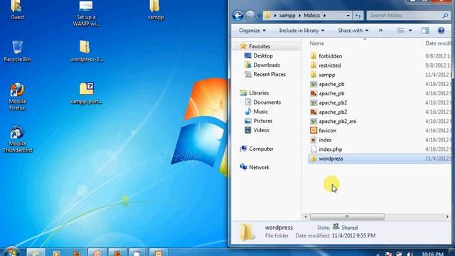 Set Up XAMPP with WordPress смотреть онлайн