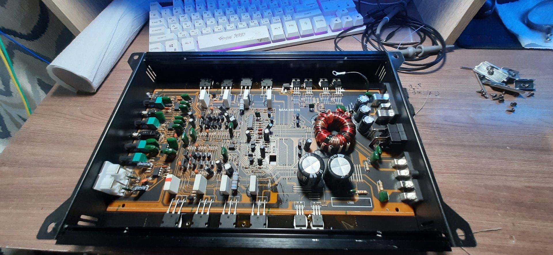 ремонт автомобильного усилителя Machete MLA-2160