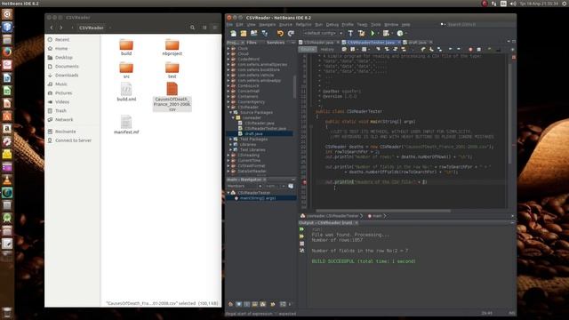 Prog. Project - Basic Processing of a CSV File (Java) смотреть онлайн