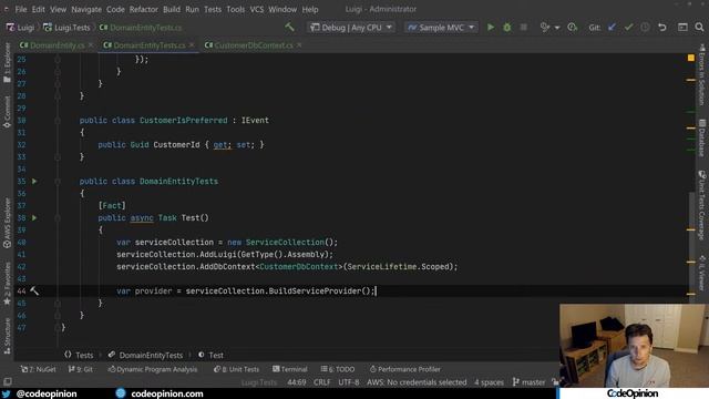 Implementing Domain Events with Entity Framework Core | LIVE CODING смотреть онлайн