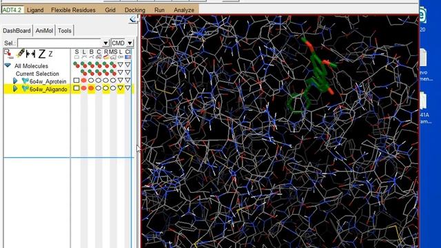 Como hacer Docking Flexible con autodock vina, archivos PDBQT, obtener residuos docking rígido part смотреть онлайн