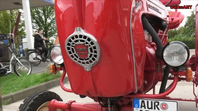 ALLGAIER PORSCHE Traktor A111 *  Dieselschlepper Von 1955 * Red PORSCHE Tractor