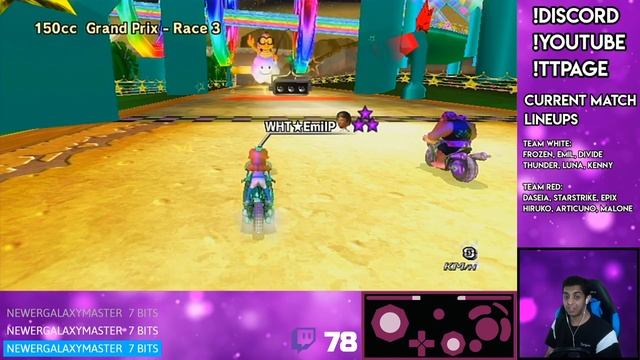 Mario Kart Wii Custom Tracks - White vs. Red - Top 24 Player Event смотреть онлайн