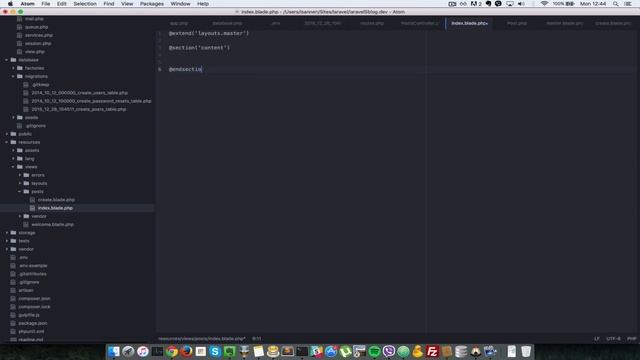 Laravel 5 Blog Tutorial with Twitter Bootstrap - 4 List Posts смотреть онлайн