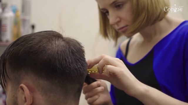 Мужская стрижка коротких волос