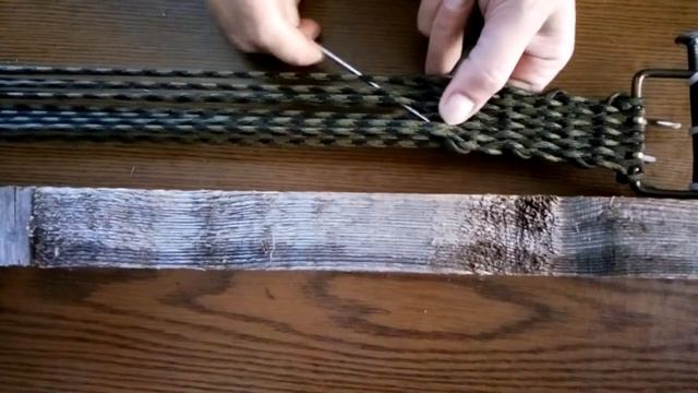 Плетение ремня из паракорда смотреть онлайн