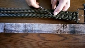 Плетение ремня из паракорда