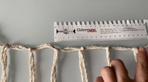 Шаль в технике макраме