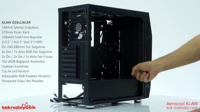 Aerocool KLAW sRGB Tempered Glass Canavarı Kasanız ! смотреть онлайн