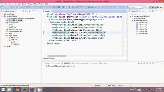 How to create a Simple Web Application in Eclipse with Tomcat смотреть онлайн