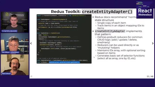 React All-Day: Modern Redux with Redux Toolkit | Ep. 8 смотреть онлайн