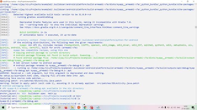 4 | Steps to Converting KIVY Python file to Android .APK file | KIVY Python Tutorial in Tamil смотреть онлайн