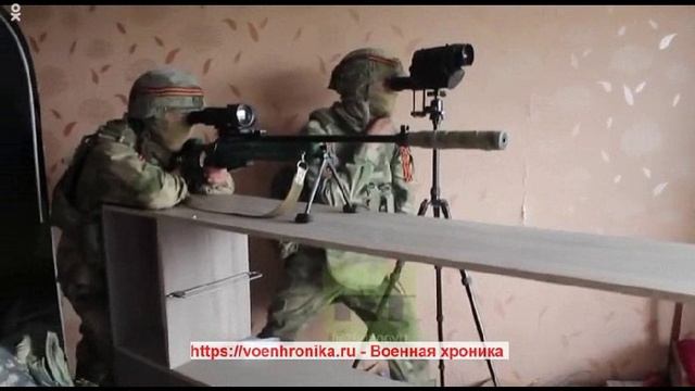 Украина. 2022.08.18. Снайперы Росгвардии поддерживают наступление на Артёмовск. смотреть онлайн