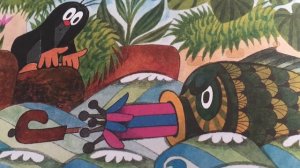 Кротик и зонтик.