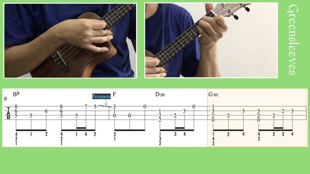 Greensleeves / English (Ukulele) [TAB]