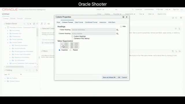Oracle Fusion 55: Create first OTBI Report in fusion @OracleShooter смотреть онлайн