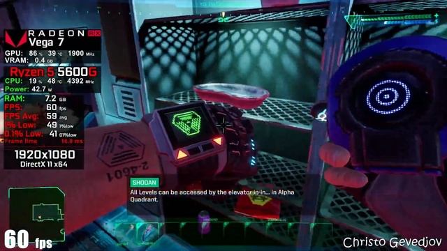 System Shock Remake - Ryzen 5 5600G Vega 7 & 16GB RAM смотреть онлайн