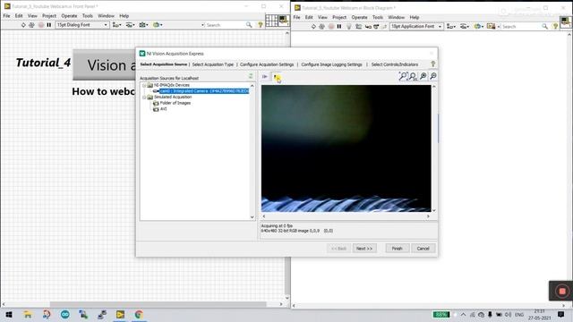 LabVIEW | Tutorial 4 How to use WebCam 2nd Method | Vision and Motion Series смотреть онлайн
