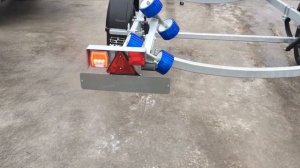 Задние фонари FT-121 T LED на лодочном прицепе МЗСА. Обзор