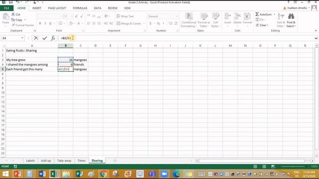 How to divide two numbers in Excel using Excel formula смотреть онлайн