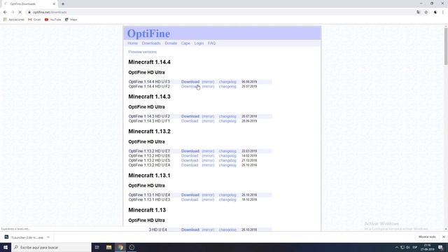 Descargar e instalar MINECRAFT 1.14.4 + OPTIFINE смотреть онлайн
