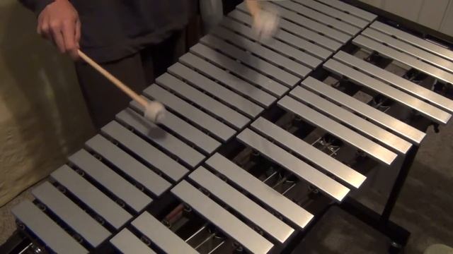 "Autumn Leaves" Improv Jazz Vibraphone Solo смотреть онлайн
