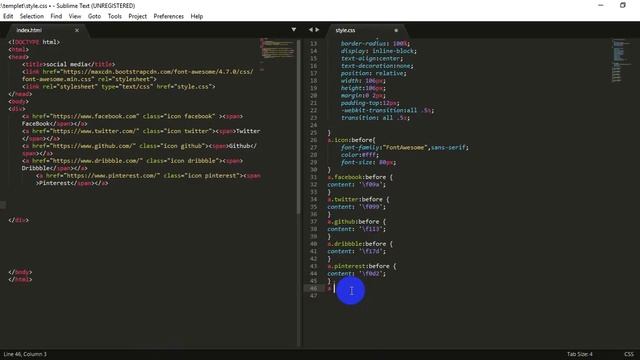 Social Media Icons with Tooltip Hover Effects смотреть онлайн