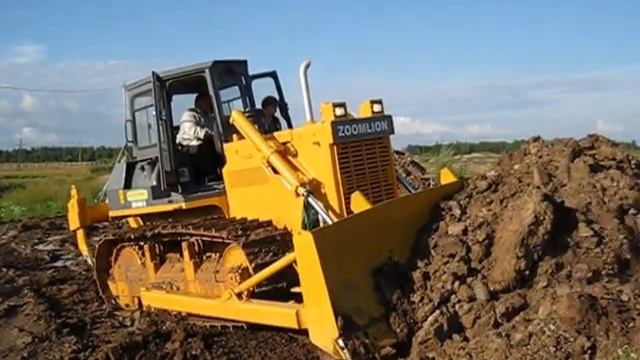 Рабочий процесс гусеничного бульдозера Zoomlion ZD 160-3 смотреть онлайн