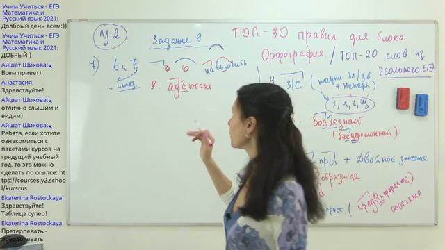 ТОП-30 правил для блока ОРФОГРАФИЯ. Топ-20 коварных слов ЕГЭ -2021. смотреть онлайн