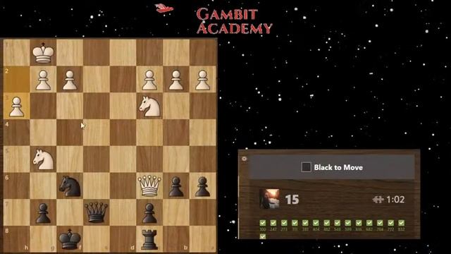 ?Live Puzzle Rush with Gambit Academy #chess смотреть онлайн