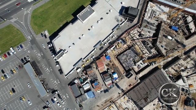 ЖК «Малая Охта» у метро Ладожский вокзал от СК Самолет Общий вид на июнь 2022 гола смотреть онлайн