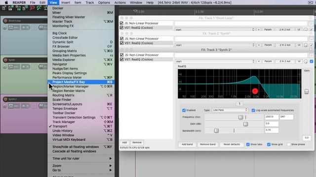 Bypass FX on Multiple Tracks (Same FX) in REAPER смотреть онлайн